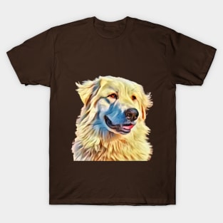 Great Pyrenees - painted style T-Shirt